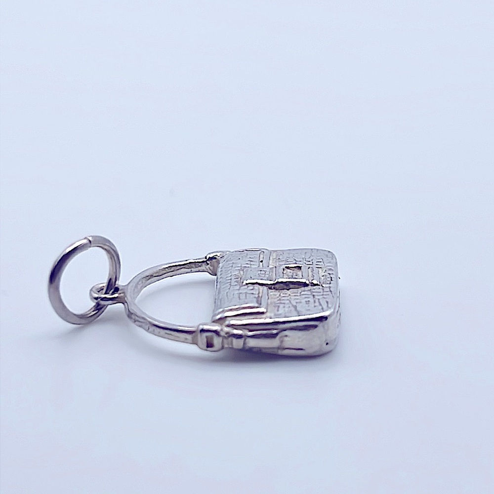 925 Sterling Silver Handbag Charm or Pendant - Picture 3 of 4